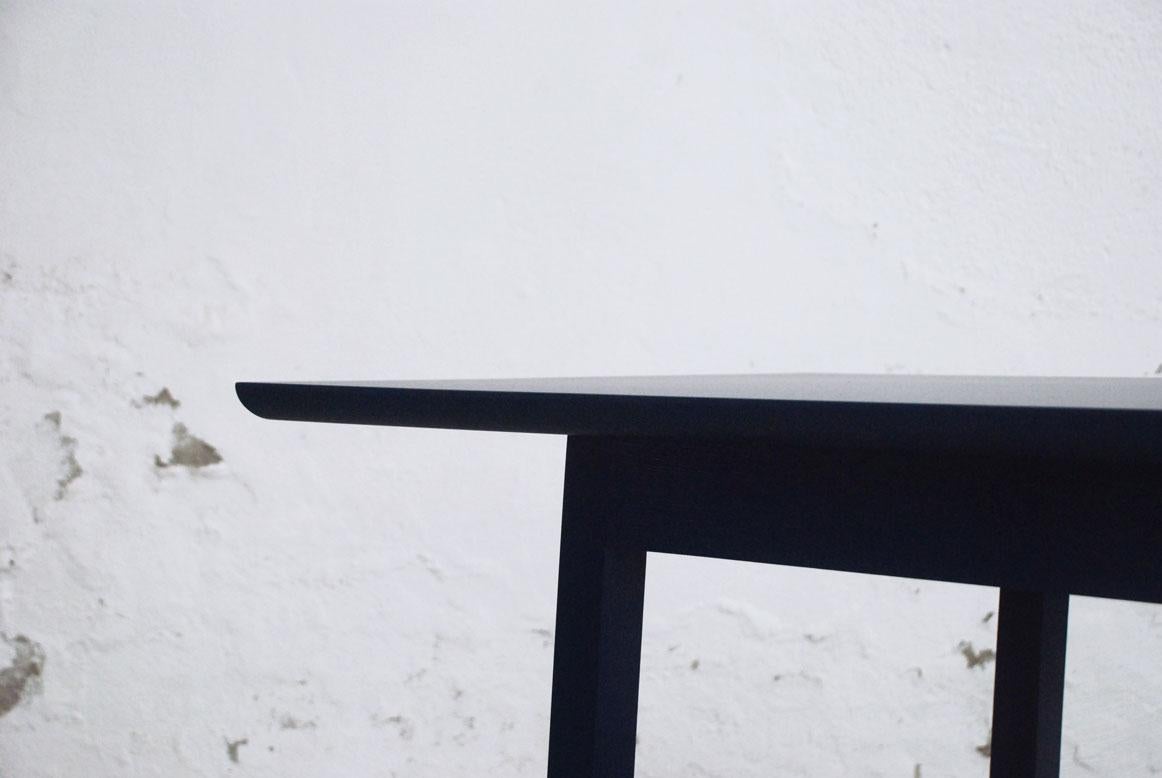 Spanish Blue Desk or dining  table handcrafted from solid wood For Sale