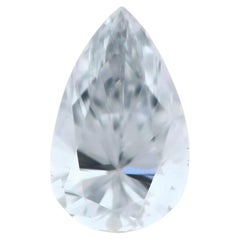 Blue Diamond - 0.12ct Natural Loose Fancy Faint Blue Color Diamond GIA Pear VVS1