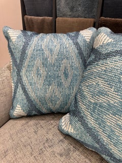 Cojín Bohemio Diamante Azul