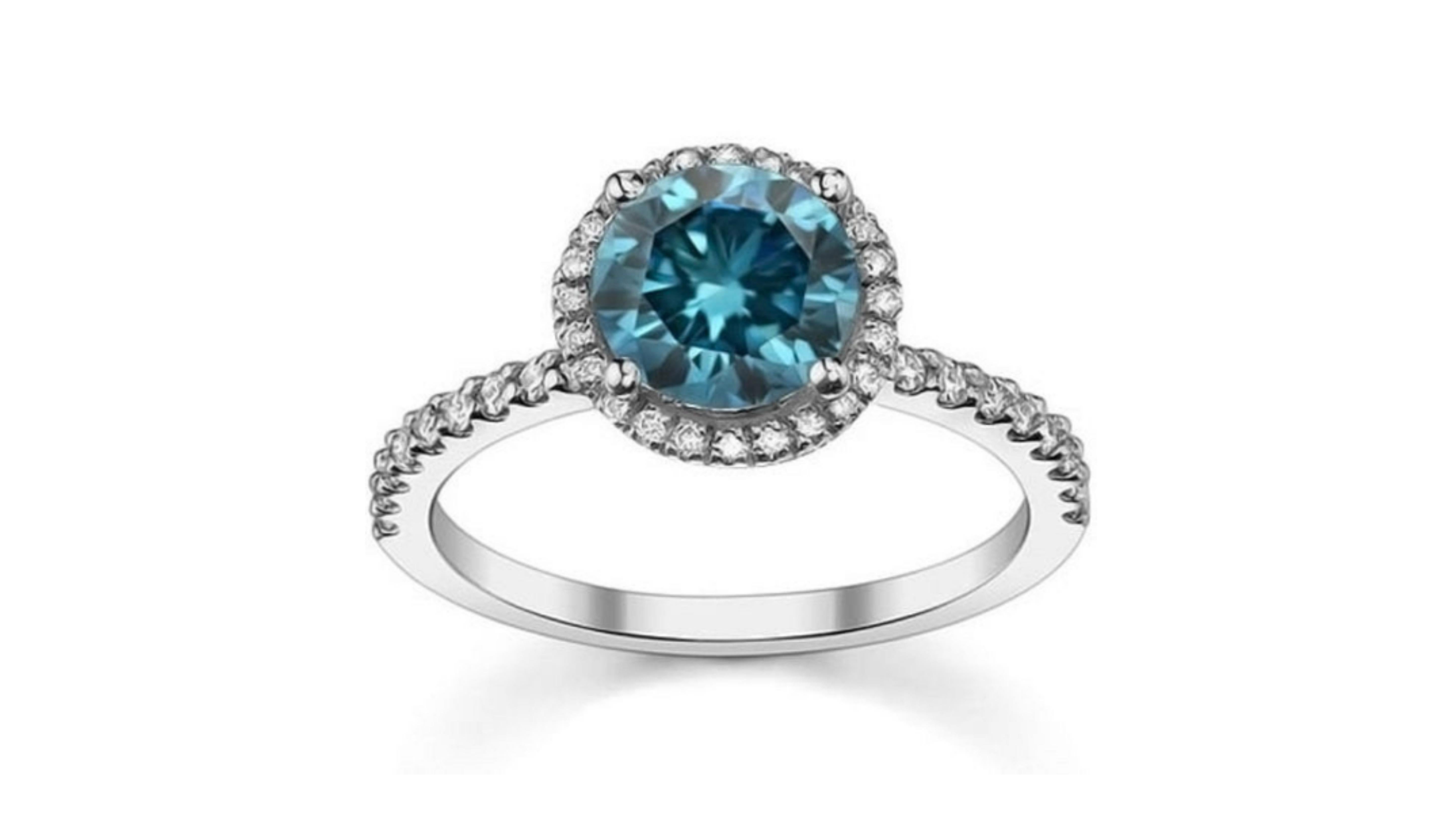 Contemporary Blue Diamond For Sale