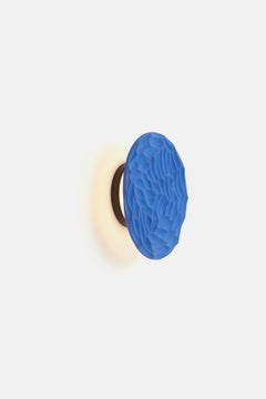 Blue Disc Wall Light by Hatsu