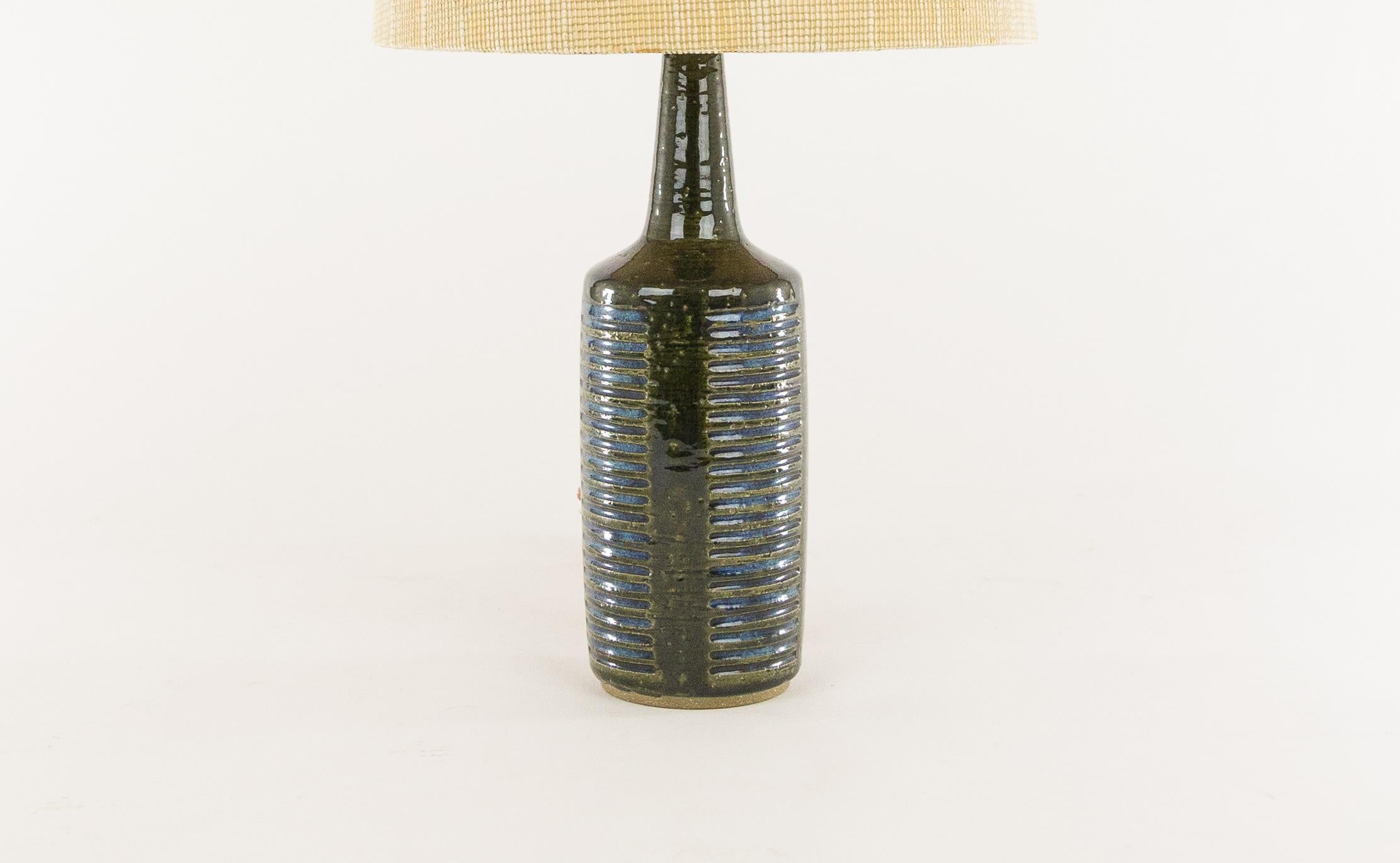 Scandinave moderne Lampe de bureau bleue DL/30 d'Annelise et Per Linnemann-Schmidt, années 1960 en vente