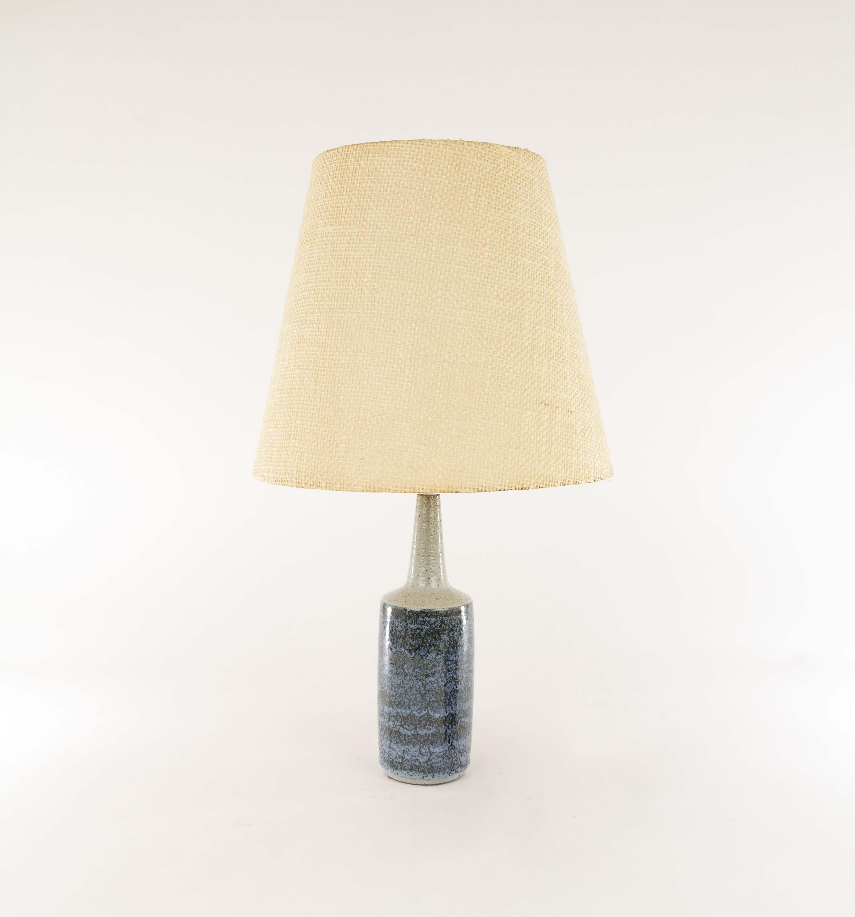 Scandinave moderne Lampe de bureau bleue DL/30 d'Annelise et Per Linnemann-Schmidt pour Palshus, années 1960 en vente