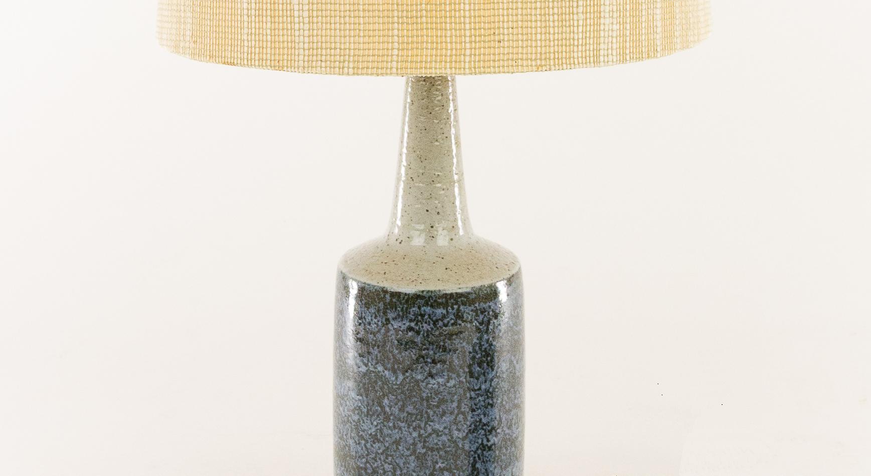 Scandinavian Modern Blue DL/30 Table Lamp by Annelise and Per Linnemann-Schmidt for Palshus, 1960s For Sale