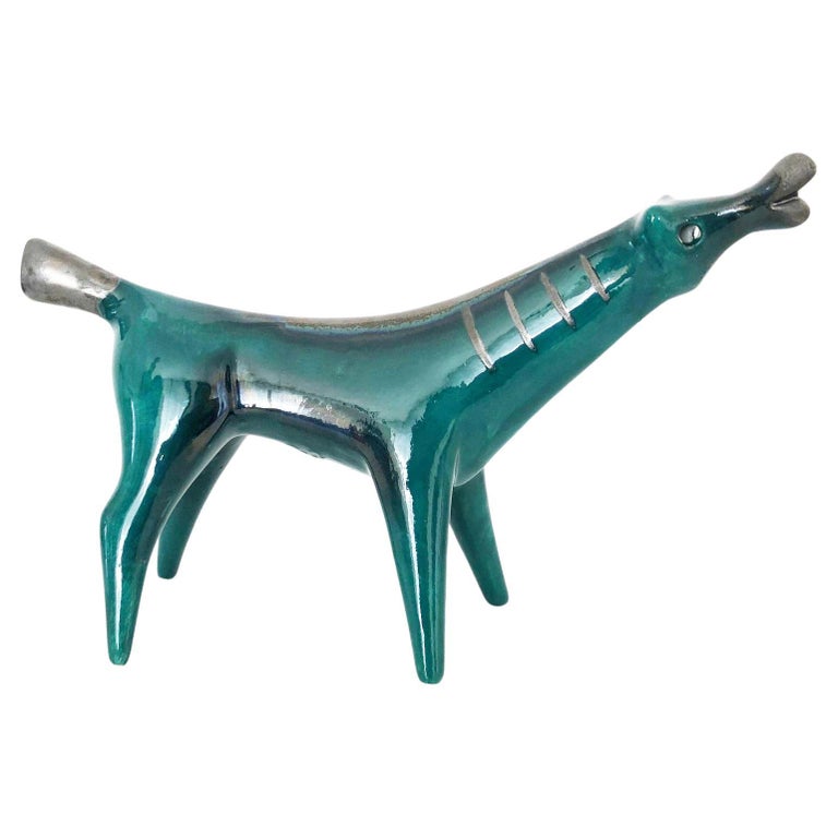 Blue Dog of Roberto Rigon 1950s Made in Italy, Art For Sale at 1stDibs