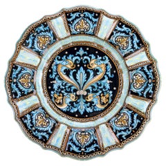 Blue Dolphins Plate by deBlona