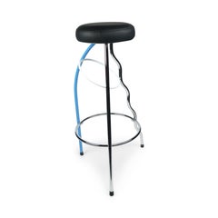 Blue Duplex Bar Stool by Javier Mariscal for BD Barcelona