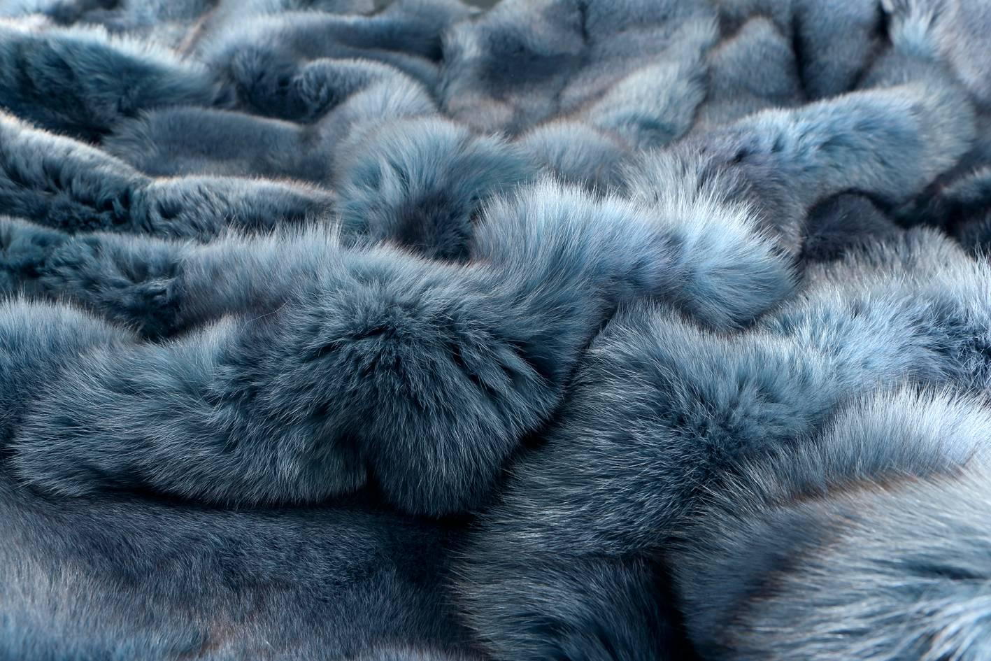 arctic fur throw