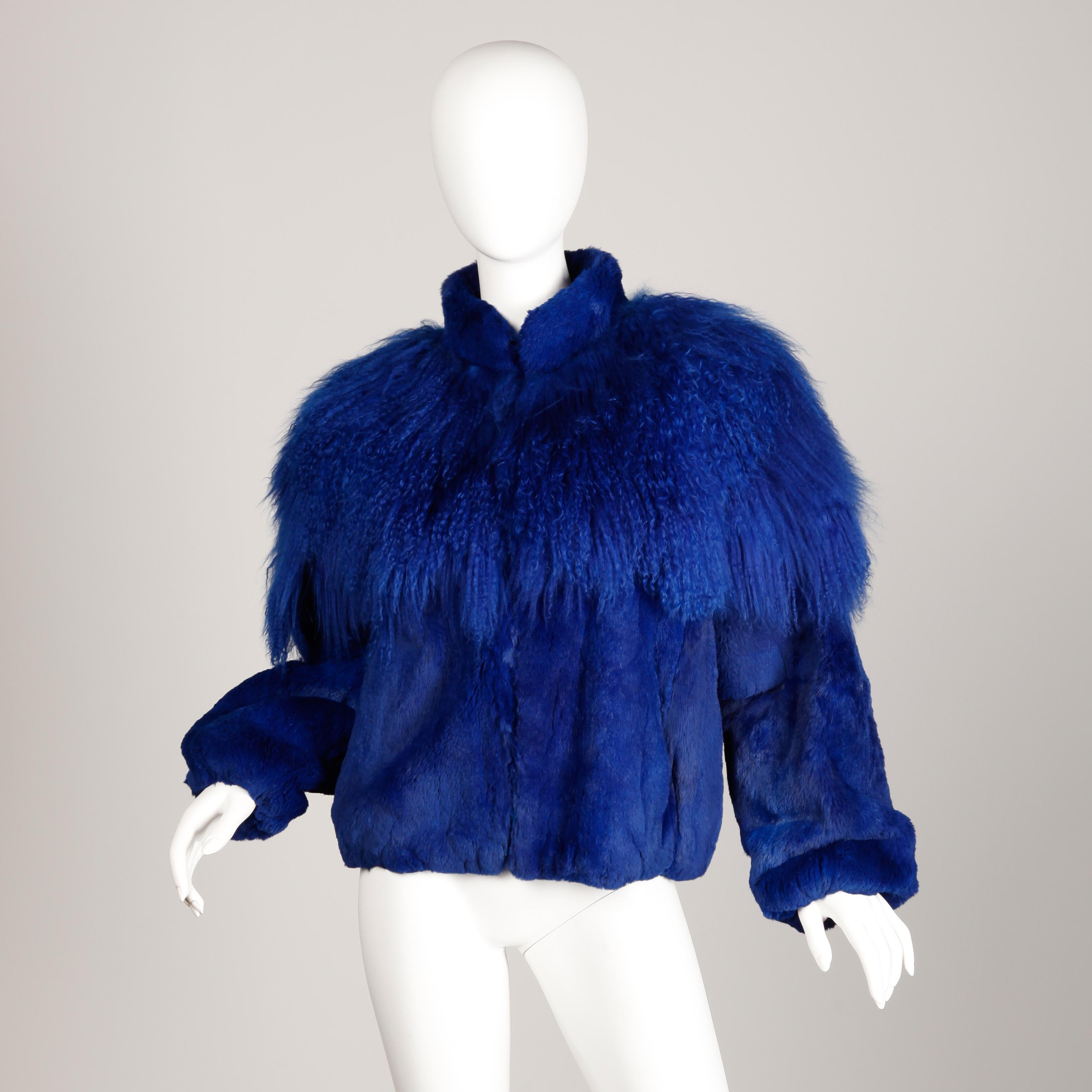 sheared lamb fur coat