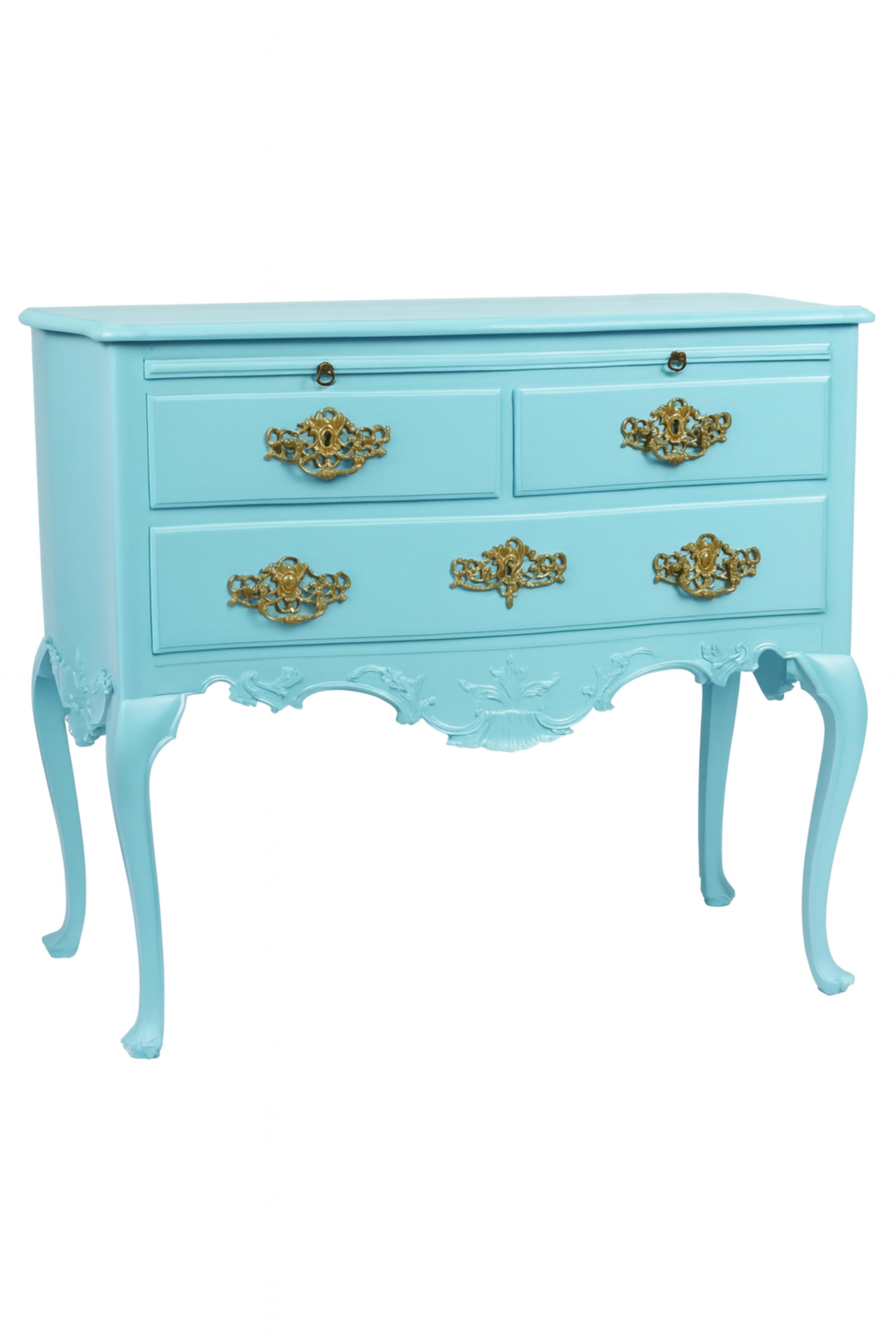 Blue Egg Baroque Commode, 18th Century en vente 1
