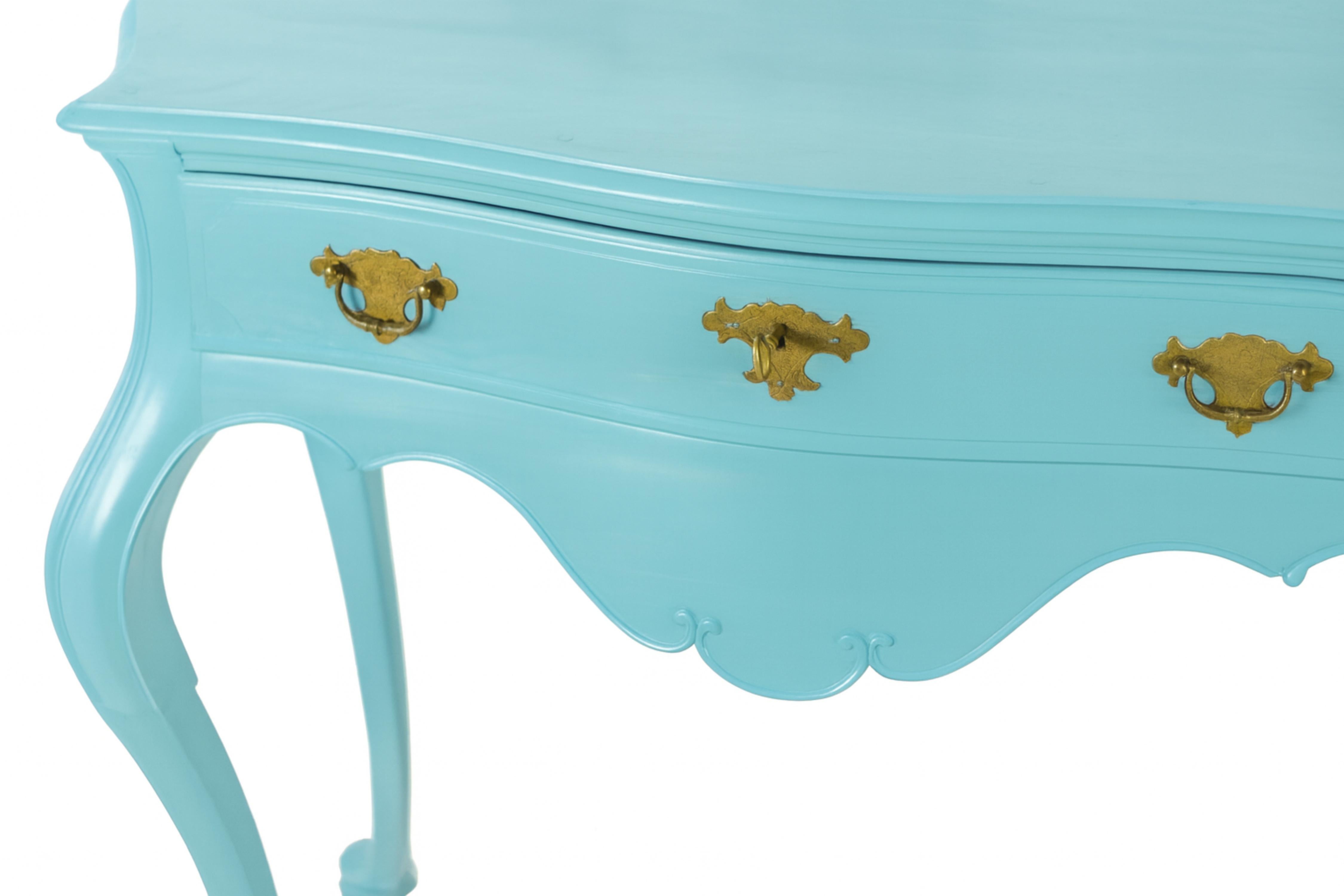 Blue Egg Black Baroque Styled Commode, 19th Century in vendita 2