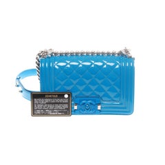 Chanel Blue Electrique Boy Bag