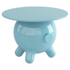 Pogo, Decorative Side Table, Nightstand, in Blue by Joel Escalona