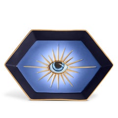 Videopoche con occhio blu