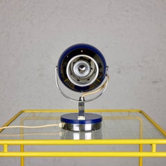 Blue Eyeball Table Lamp from Italy, 1970s