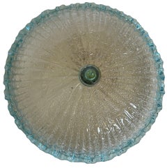 Blue Eyes, Lovely Murano Ceiling Light, 1980's