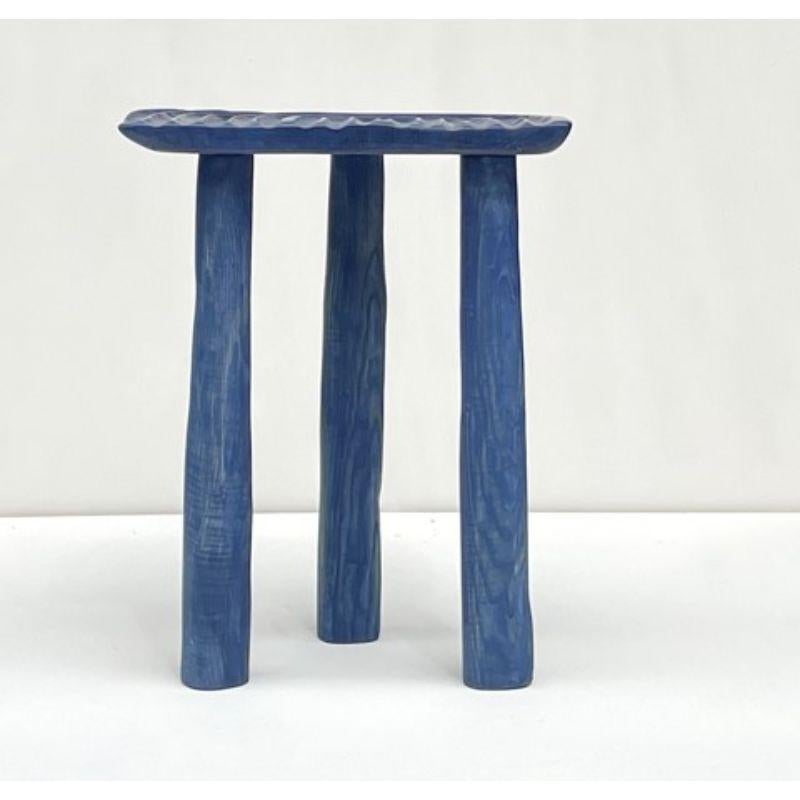 Blue Fingerprint Stool by Victor Hahner
Each piece is unique, handmade by the designer and signed
Dimensions: W39,5x D27 x H 49 cm
Materials: Stained White ash

Also Available: White and Black Fingerprint Stool

Victor Hahner is a German