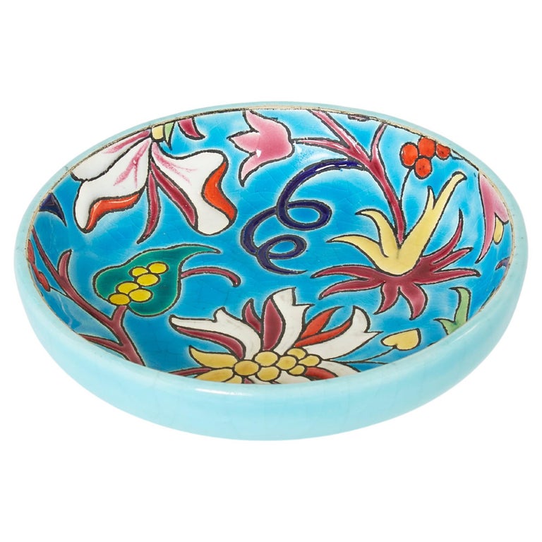 LOUIS VUITTON, bowl, ceramic, Emaux de Longwy (established 1798), logo  pattern, 1950s. Ceramics & Porcelain - European - Auctionet