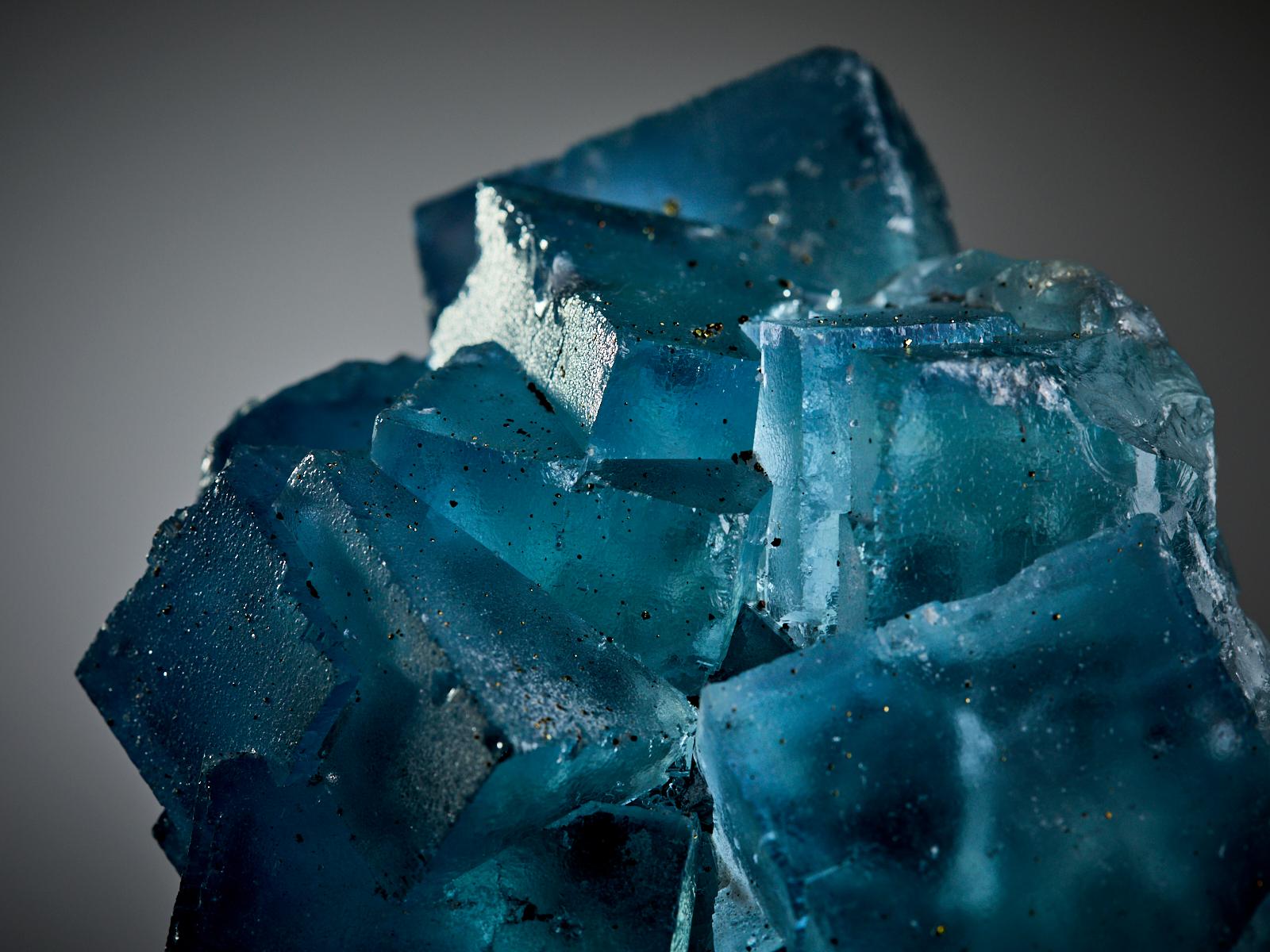 Blue Fluorite cluster For Sale 8
