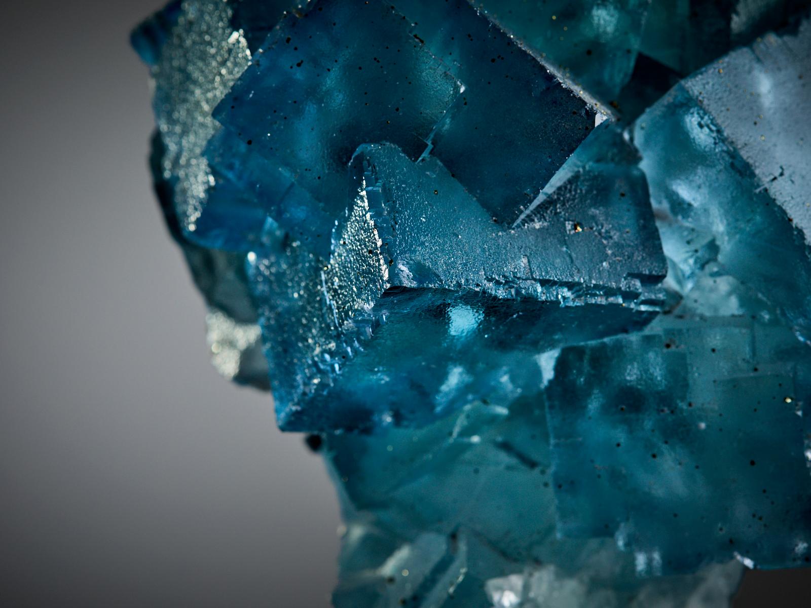 Blue Fluorite cluster For Sale 2