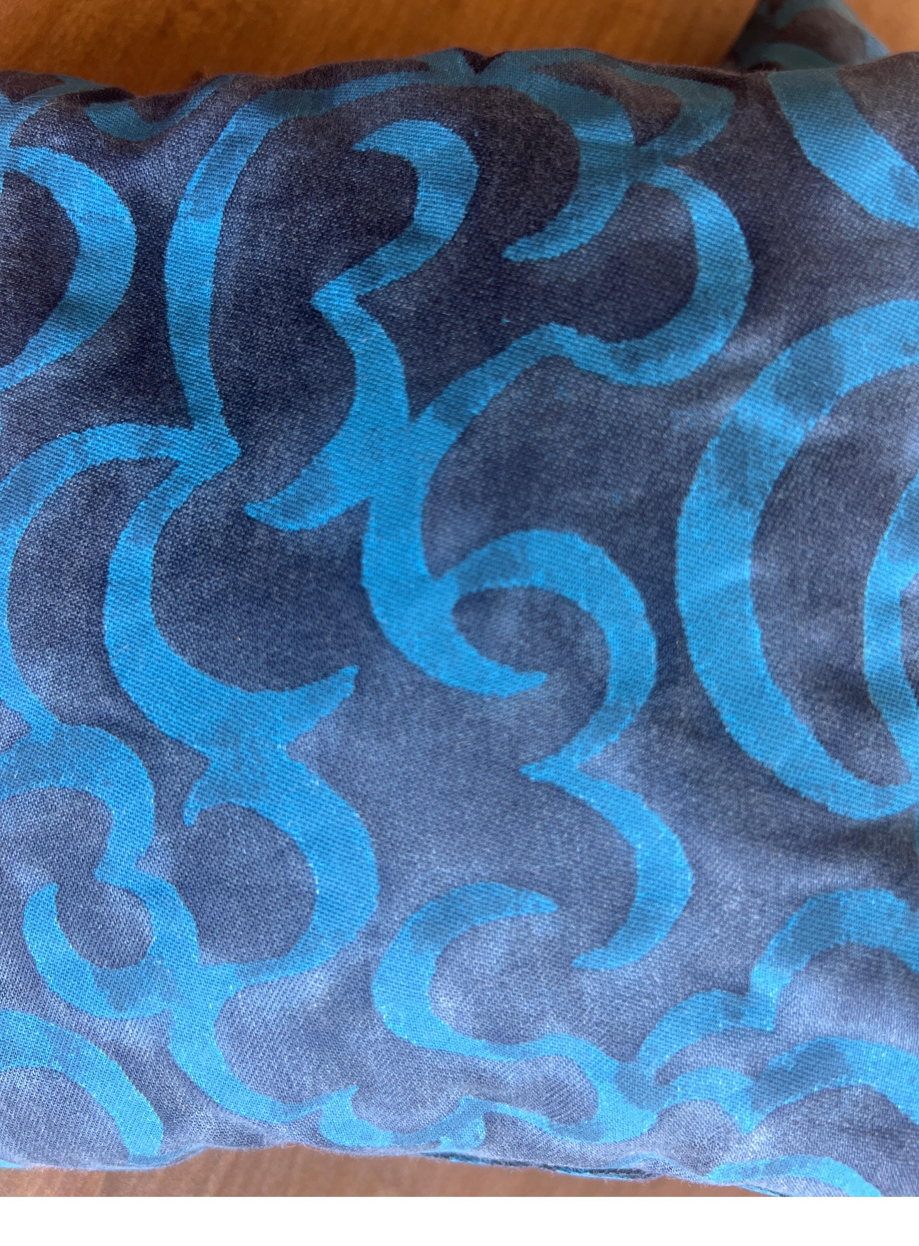 Fortuny sac à main bleu rempli de lavande Neuf - En vente à Los Angeles, CA