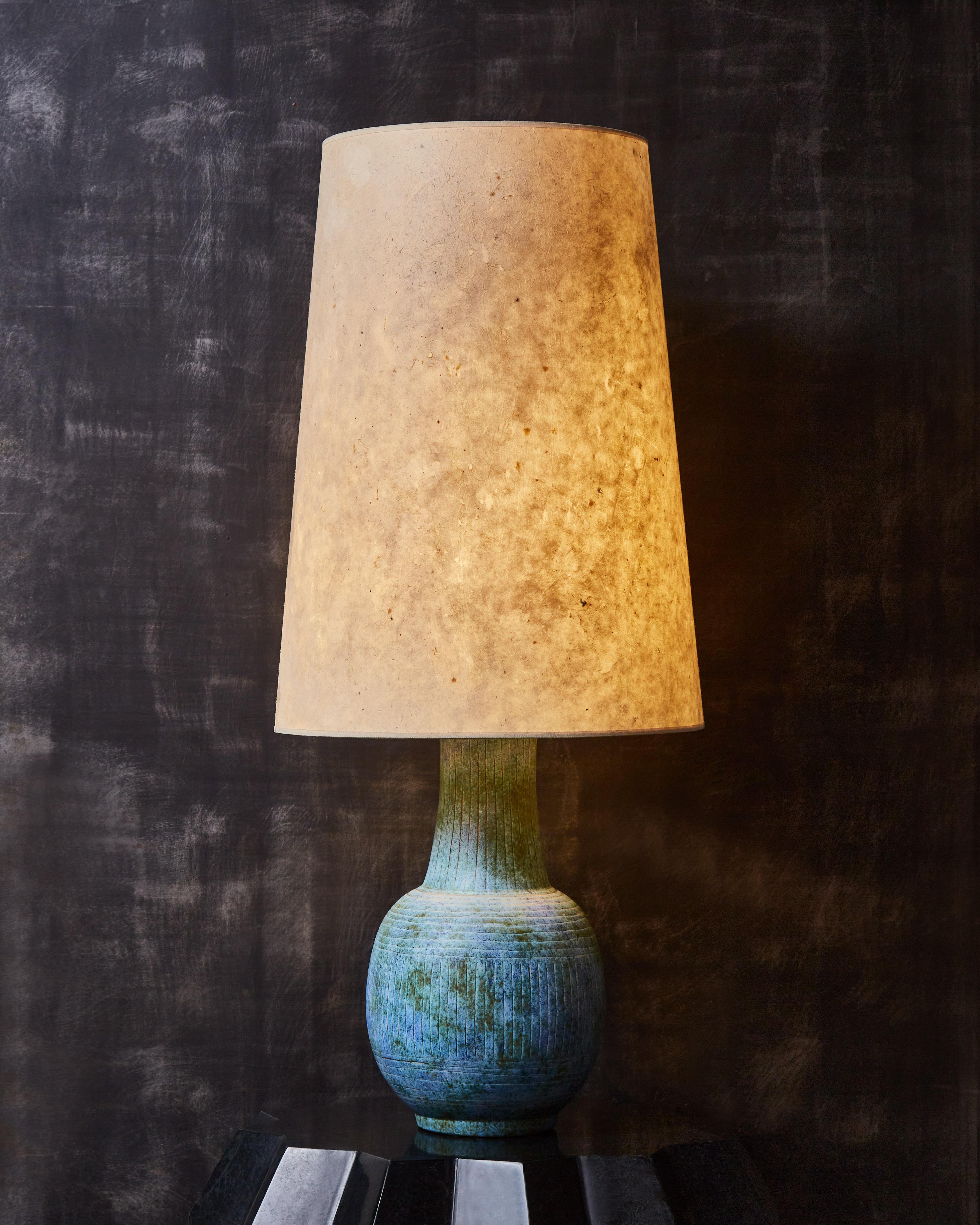 blue pottery lamps pakistan