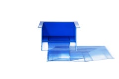 Fauteuil Null Blue Glass Clear Transition Color de Studio Buzao personnalisable