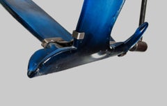 Sculture di gabbiano in vetro blu del Movenpick Hotel di Zurick, Svizzera