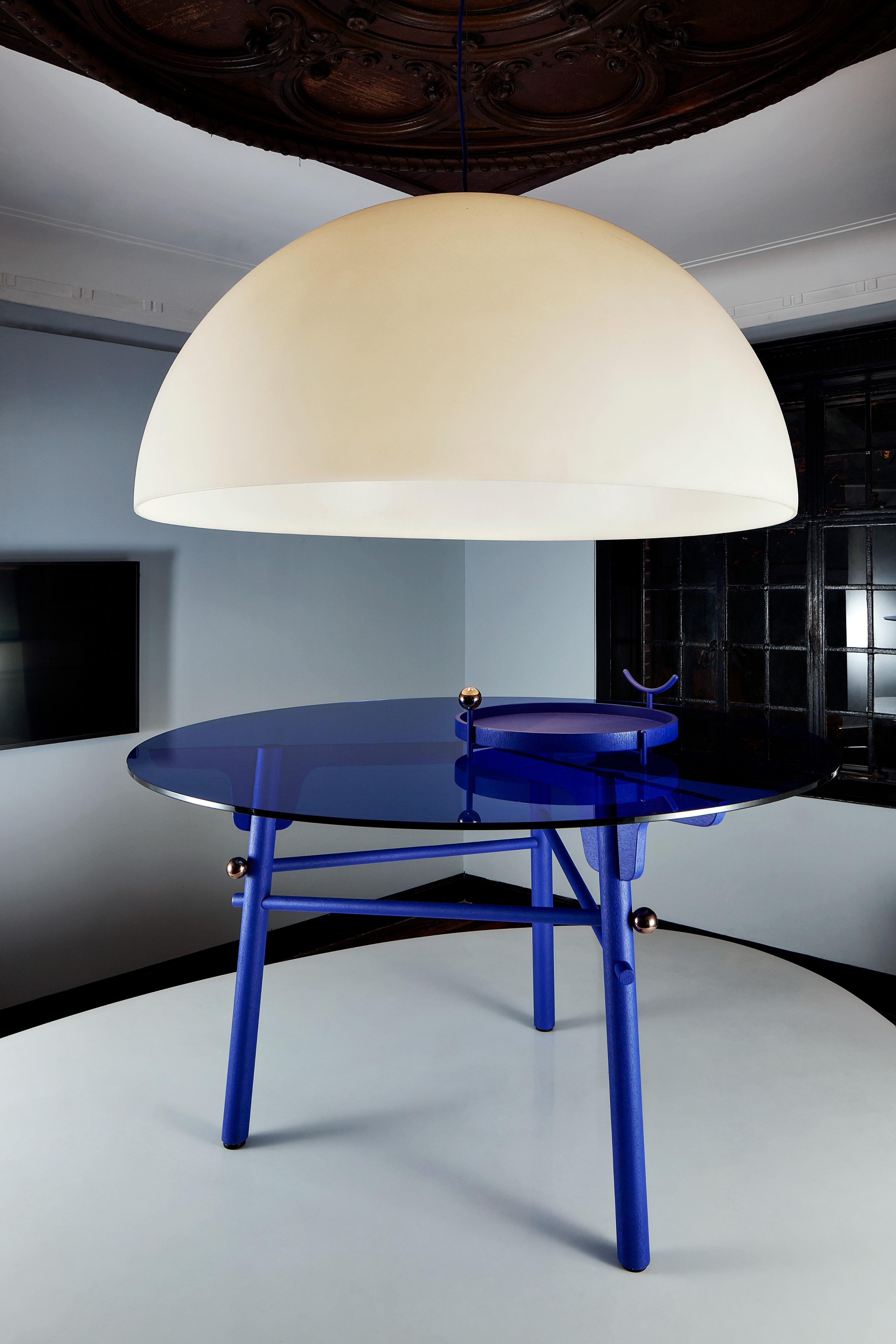 Blue Glass Table by Arik Levy 4