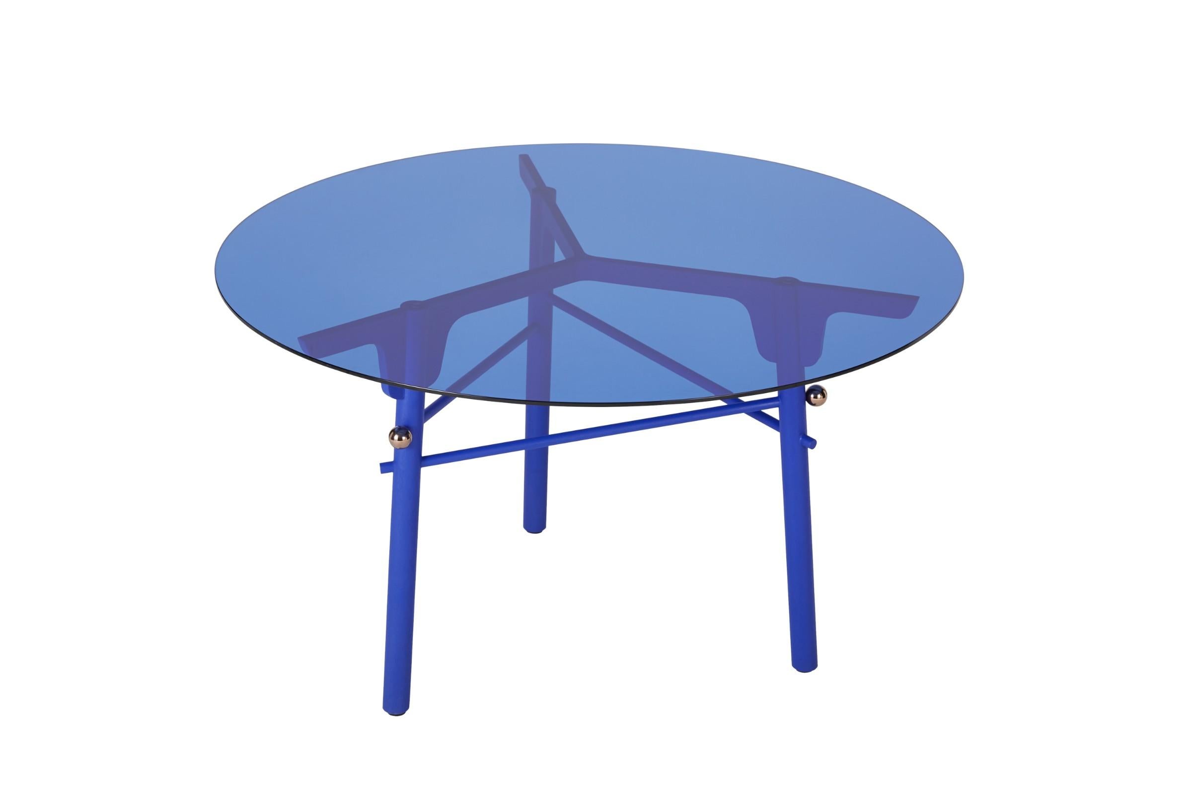Blue Glass Table by Arik Levy 2