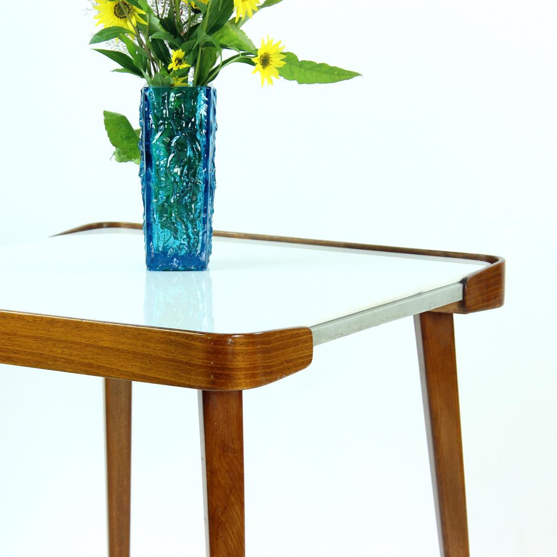 Vase en verre bleu de Vladislav Urban, Tchécoslovaquie, 1969 3