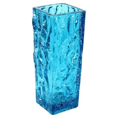 Blue Glass Vase By Vladislav Urban, Czechoslovakia 1969