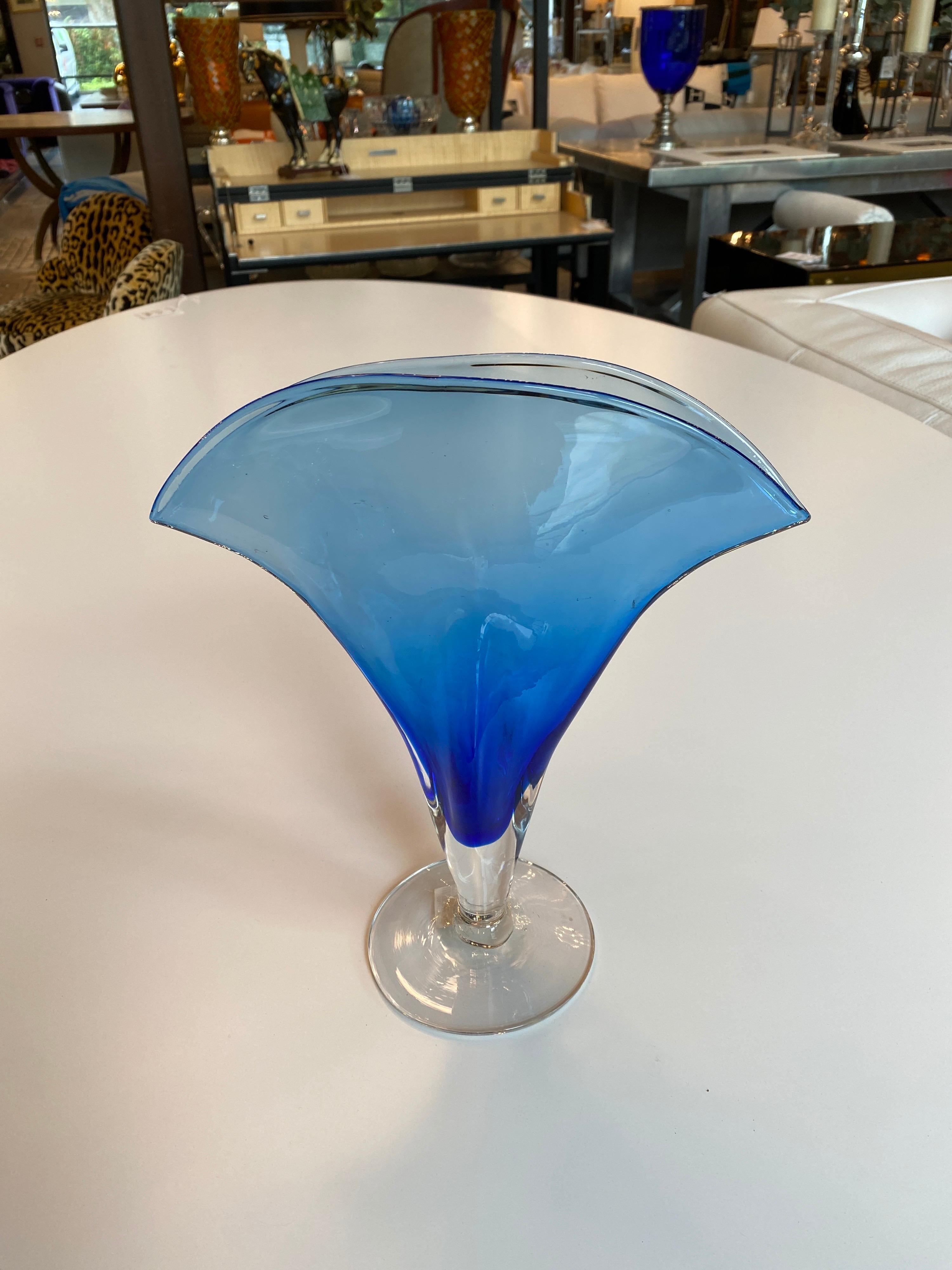 Blue Glass Vase 1