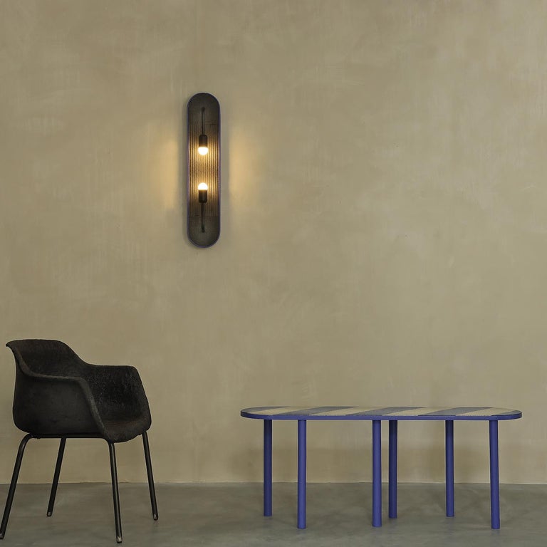 Blue/Gray Side Table by Andrea Epifani For Sale at 1stDibs