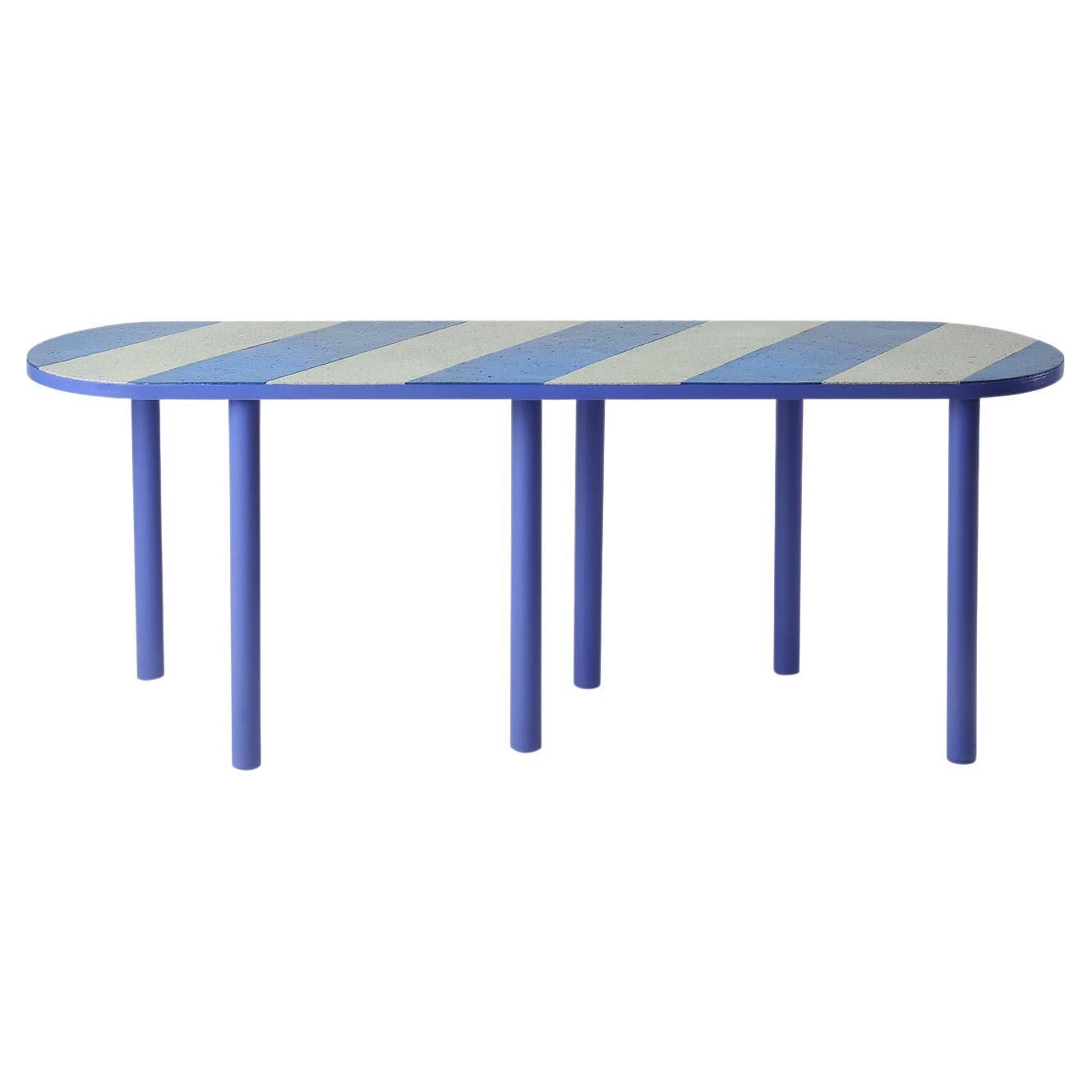 Blue/Gray Side Table by Andrea Epifani