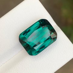 Blue Green 12.70 Carats Loose Tourmaline For Jewelry Making