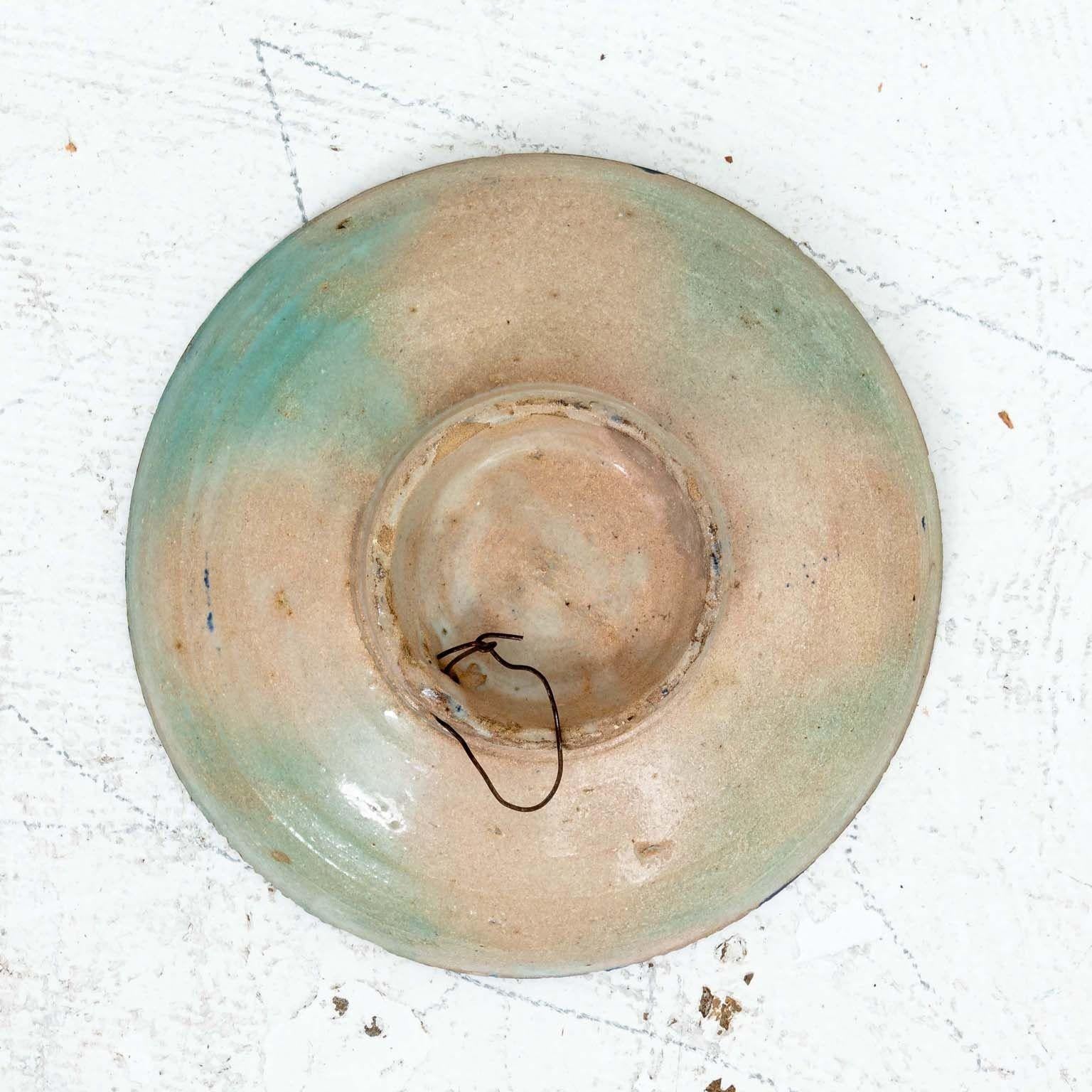 Blue, Green, and Yellow Moroccan Bowl, early 20th Century 2