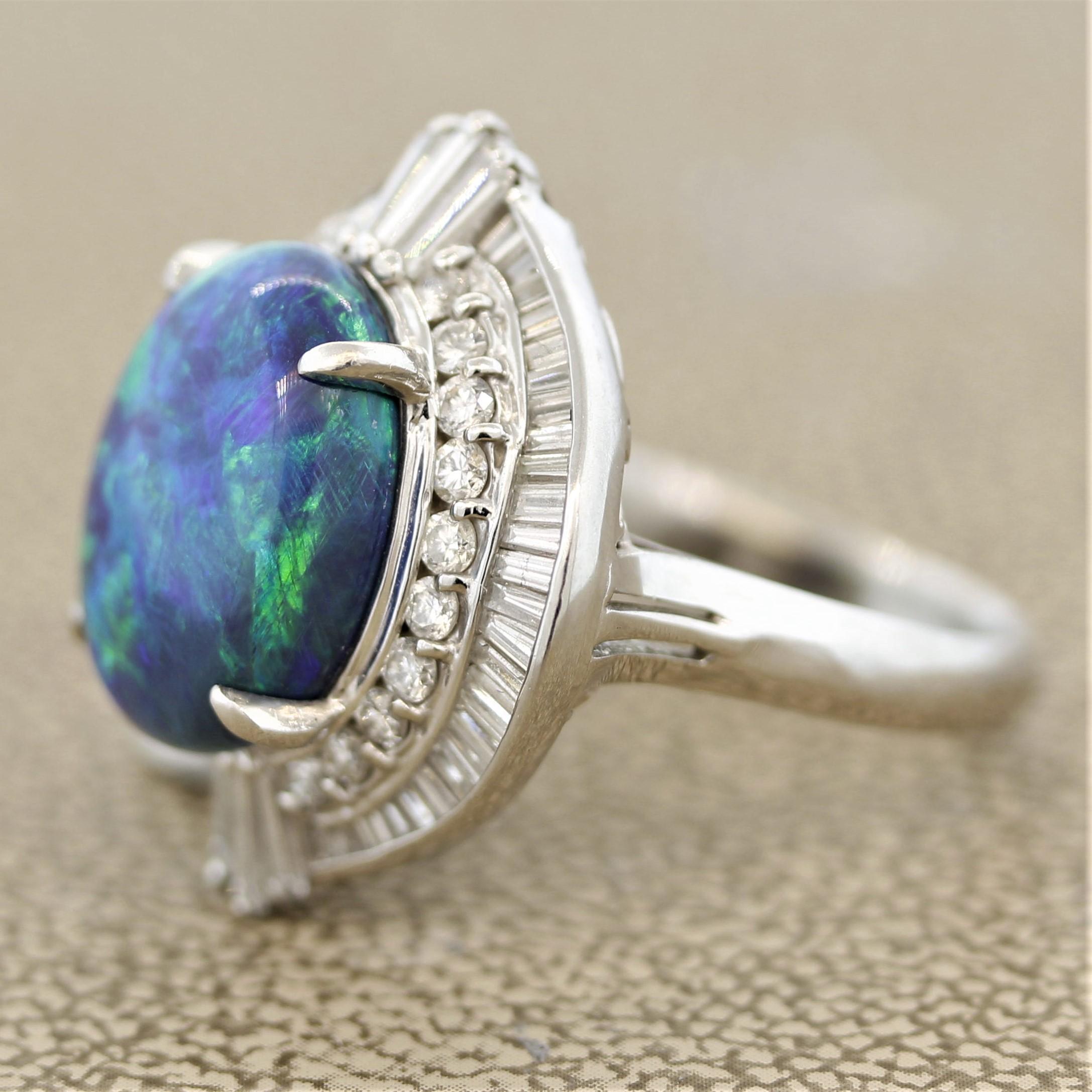 natural blue opal