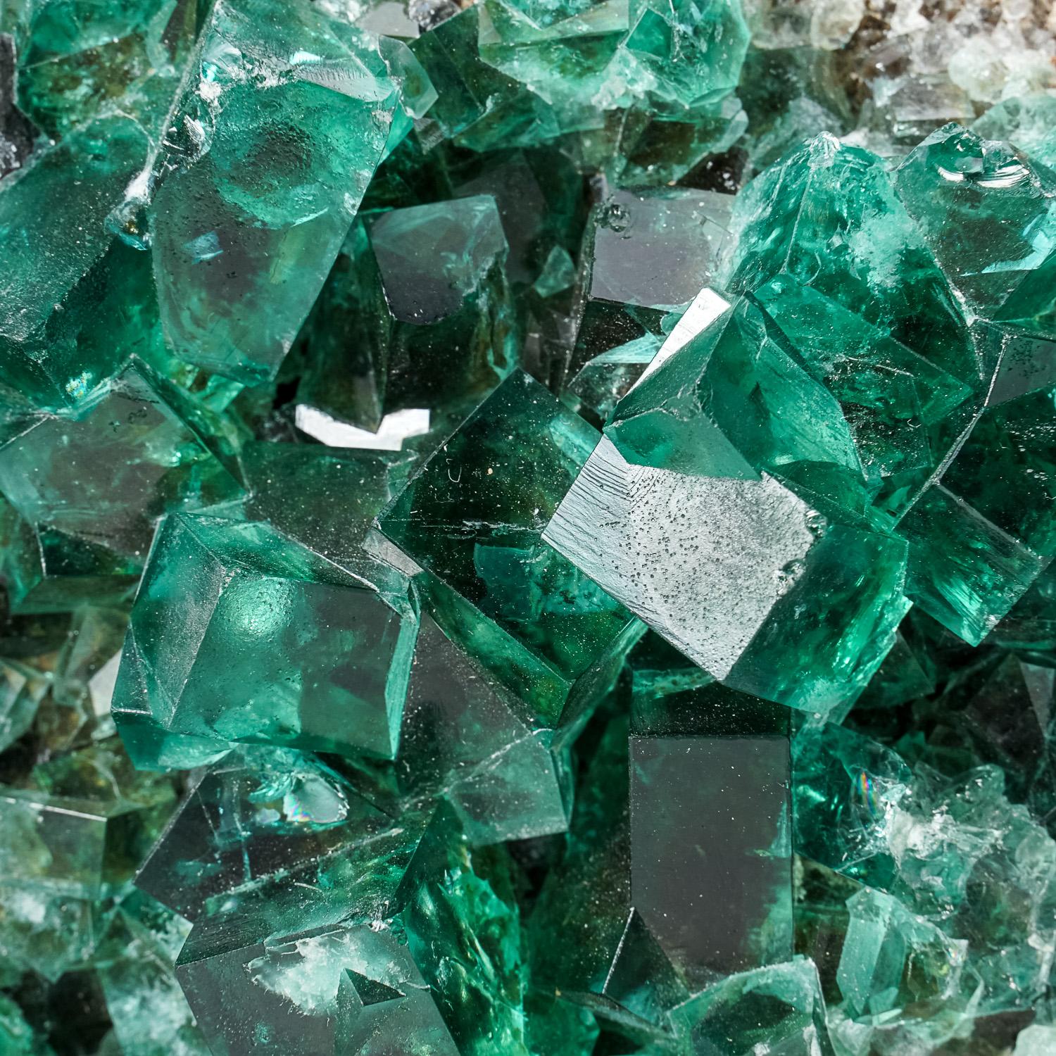 Blue Green Fluorite from Rogerley Mine, Weardale, County Durham, England In New Condition In New York, NY