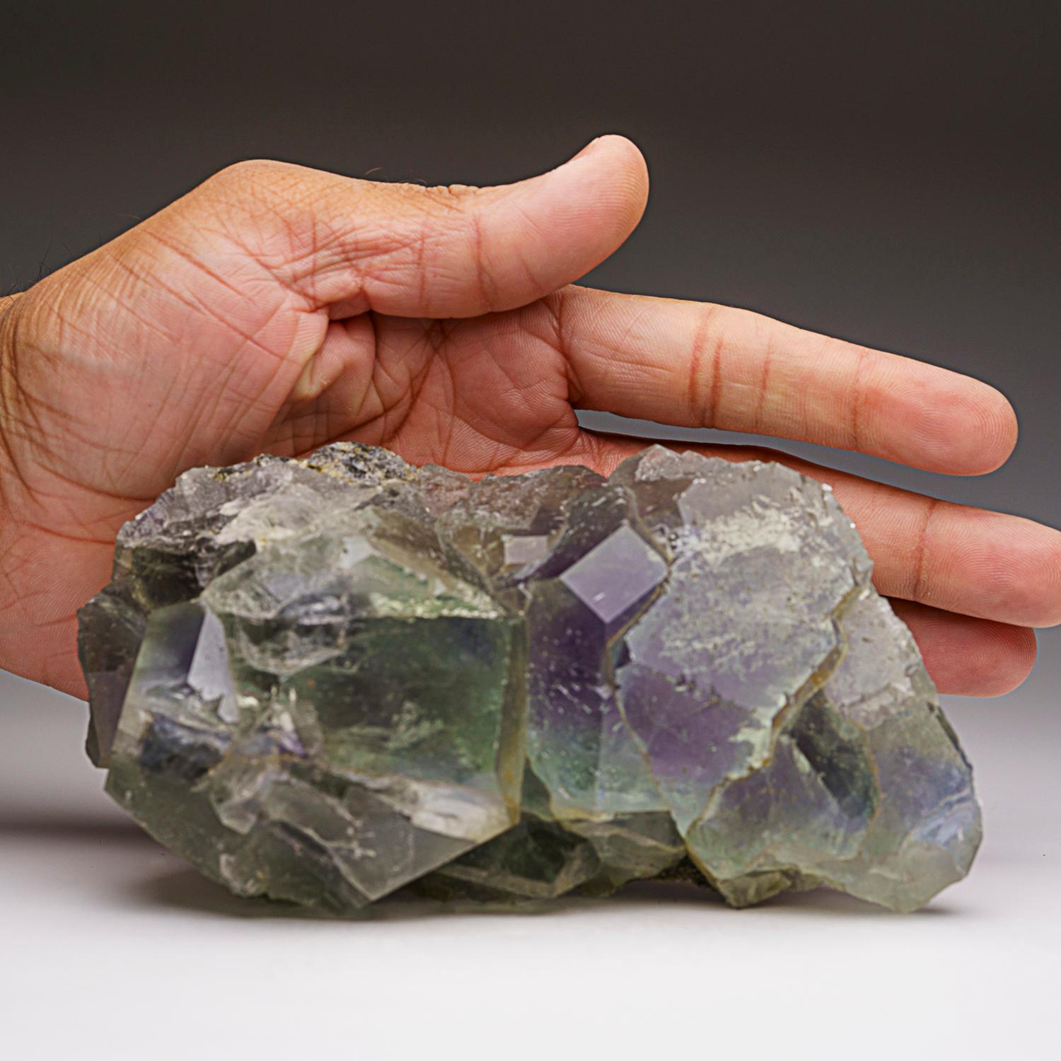 Cinese Fluorite verde blu dalla miniera di Yaogangxian, provincia di Hunan, Cina in vendita