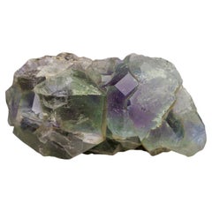 Fluorita verde azulada de la mina Yaogangxian, provincia de Hunan, China