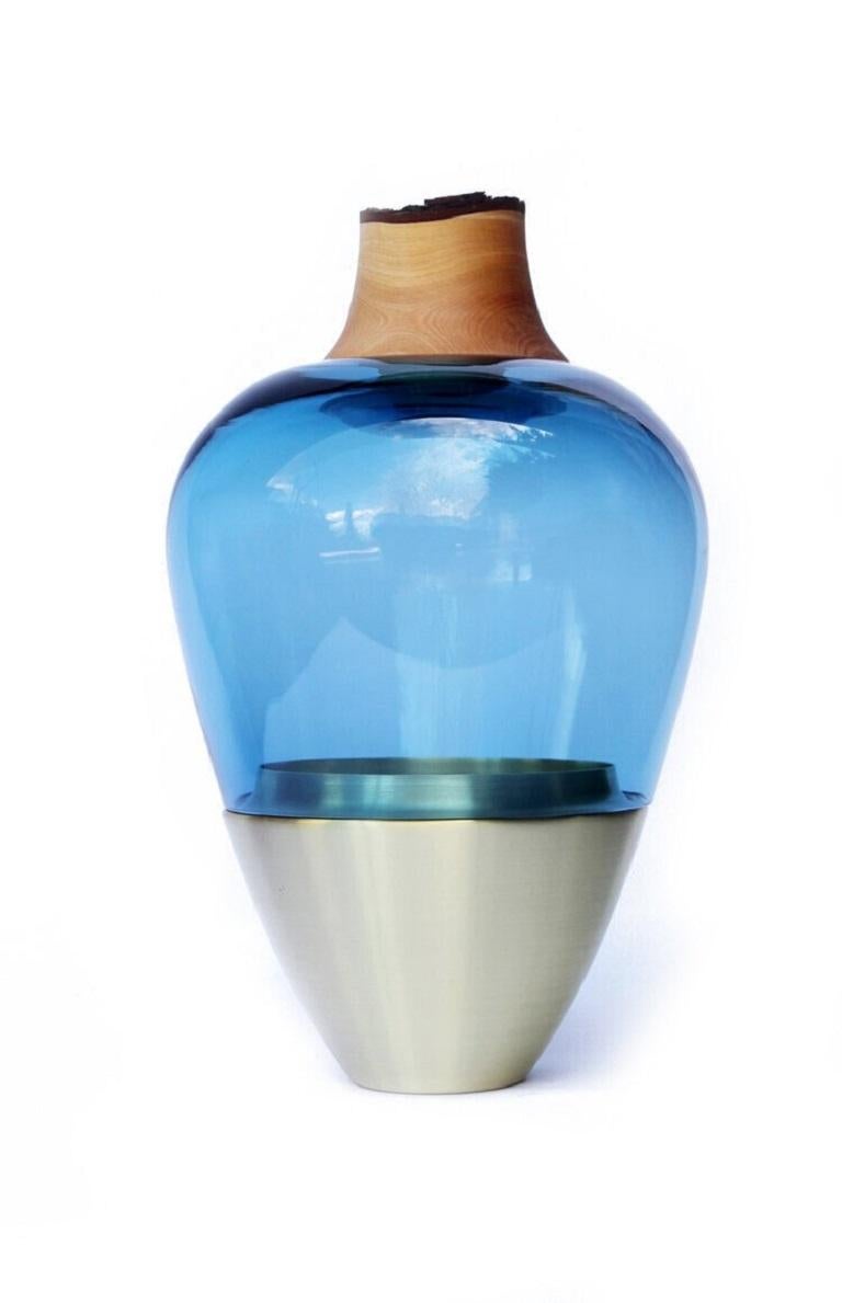 Organico moderno Blue Greene & Greene India Vessel I, Pia Wüstenberg in vendita