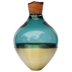 Vaisseau d'Inde bleu vert II, Pia Wüstenberg