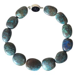 Vintage Huge Arizona Chrysocolla Necklace