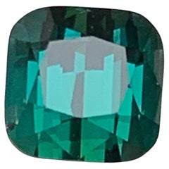 Blue Green Natural Tourmaline Ring Loose Gemstone 2.80 Ct Cushion Cut-Jewelry