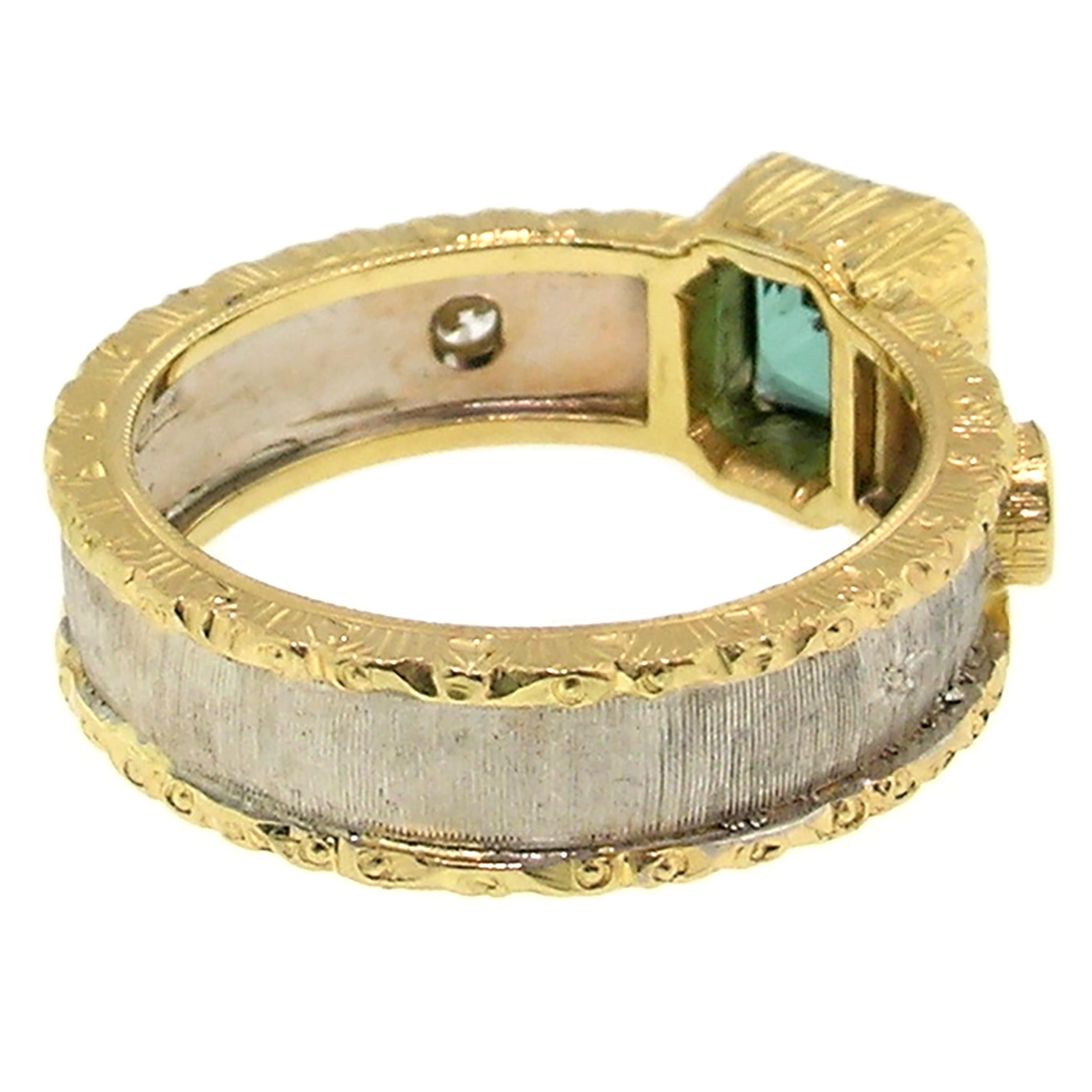 Bague 18kt fabriquée en Italie par Cynthia Scott Jewelry Pour femmes en vente