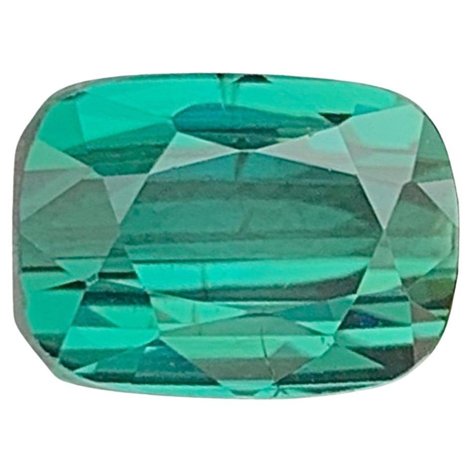 Blue Green Tourmaline Gemstone: Natural October Birthstone, Africa (1.96 CT) For Sale