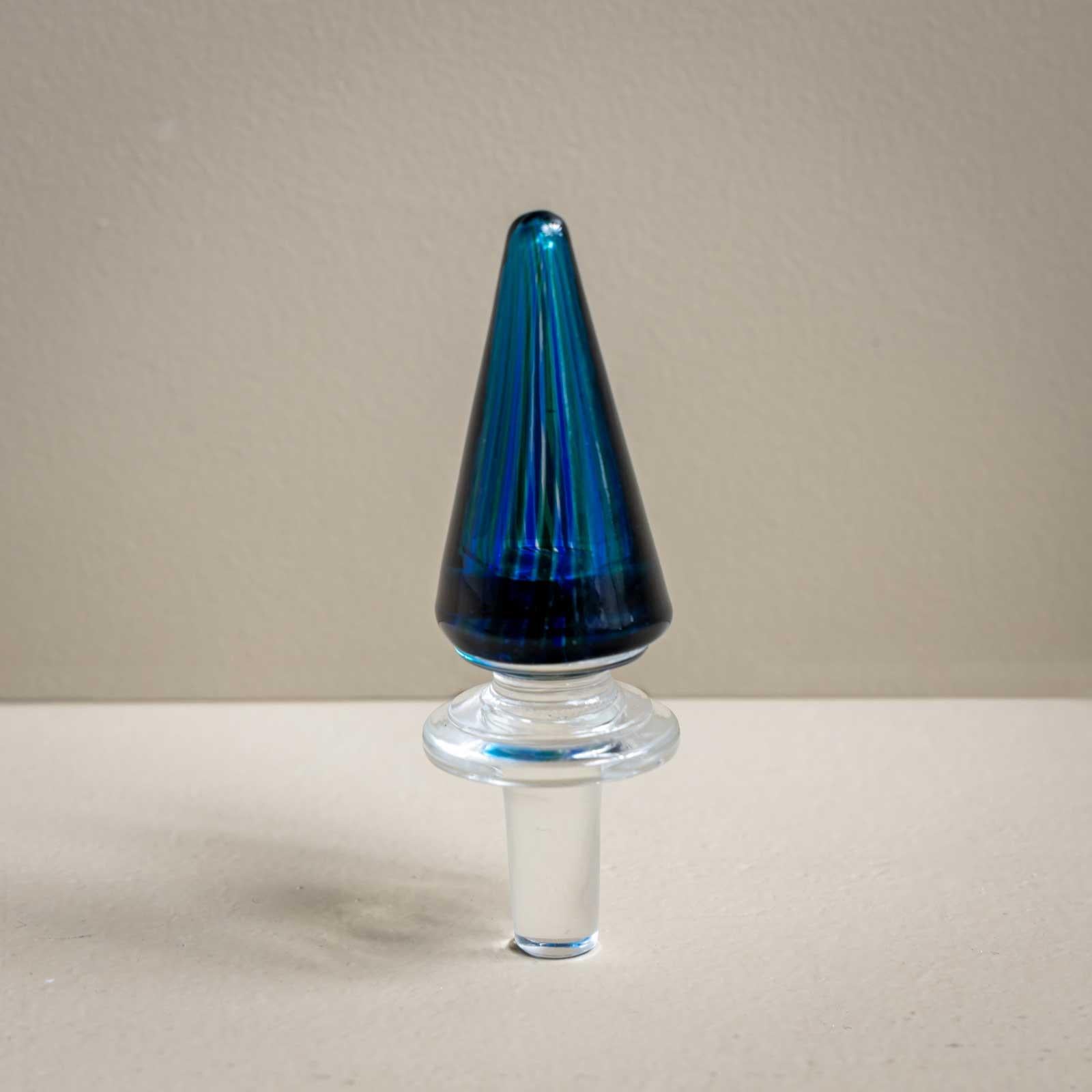 Caraffa Venini blu-verde, Italia 1979 in vendita 2