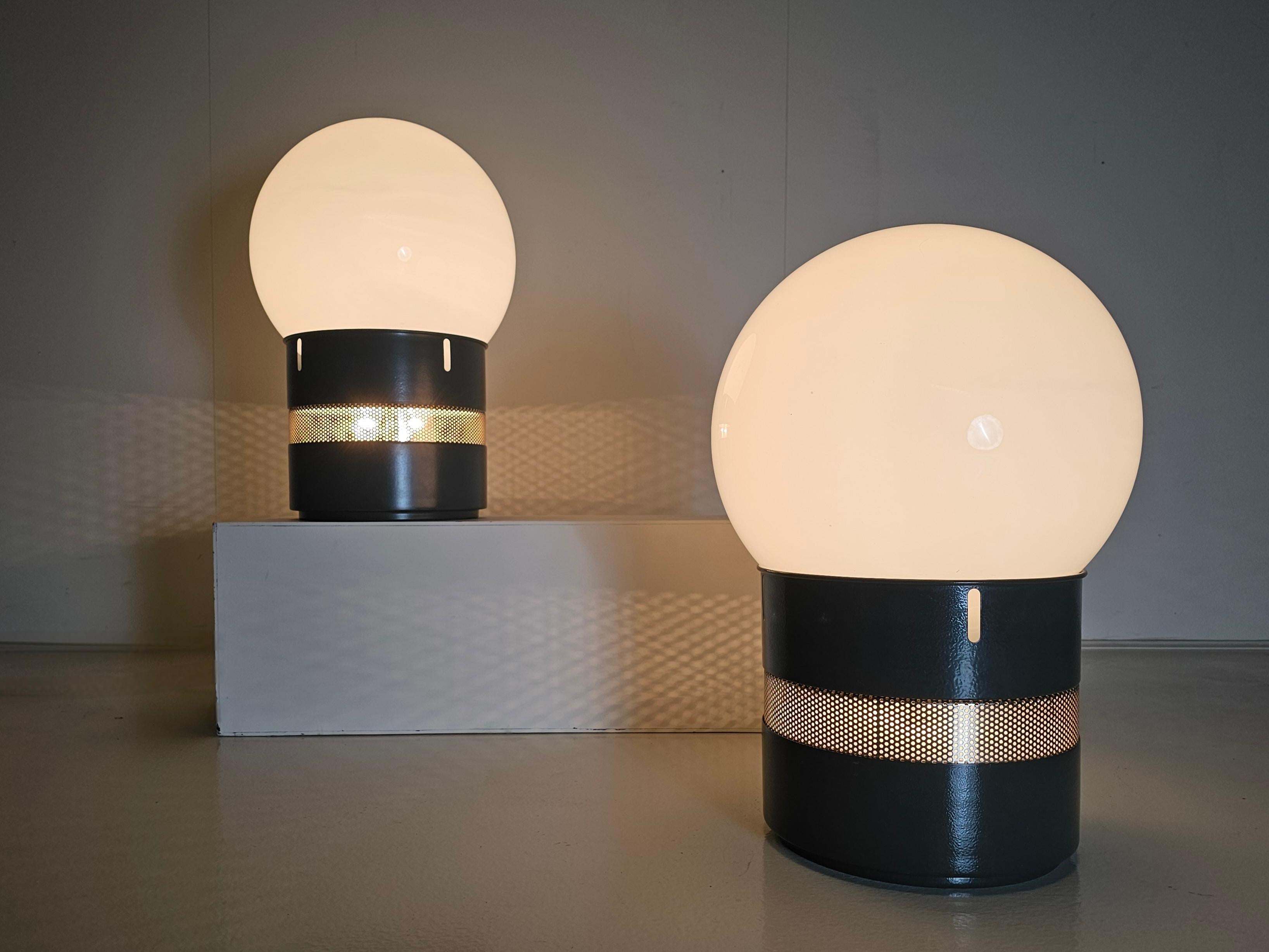 Lampada Mezzo Oracolo blu/grigio di Gae Aulentnti per Artemide, anni '60 in vendita 2