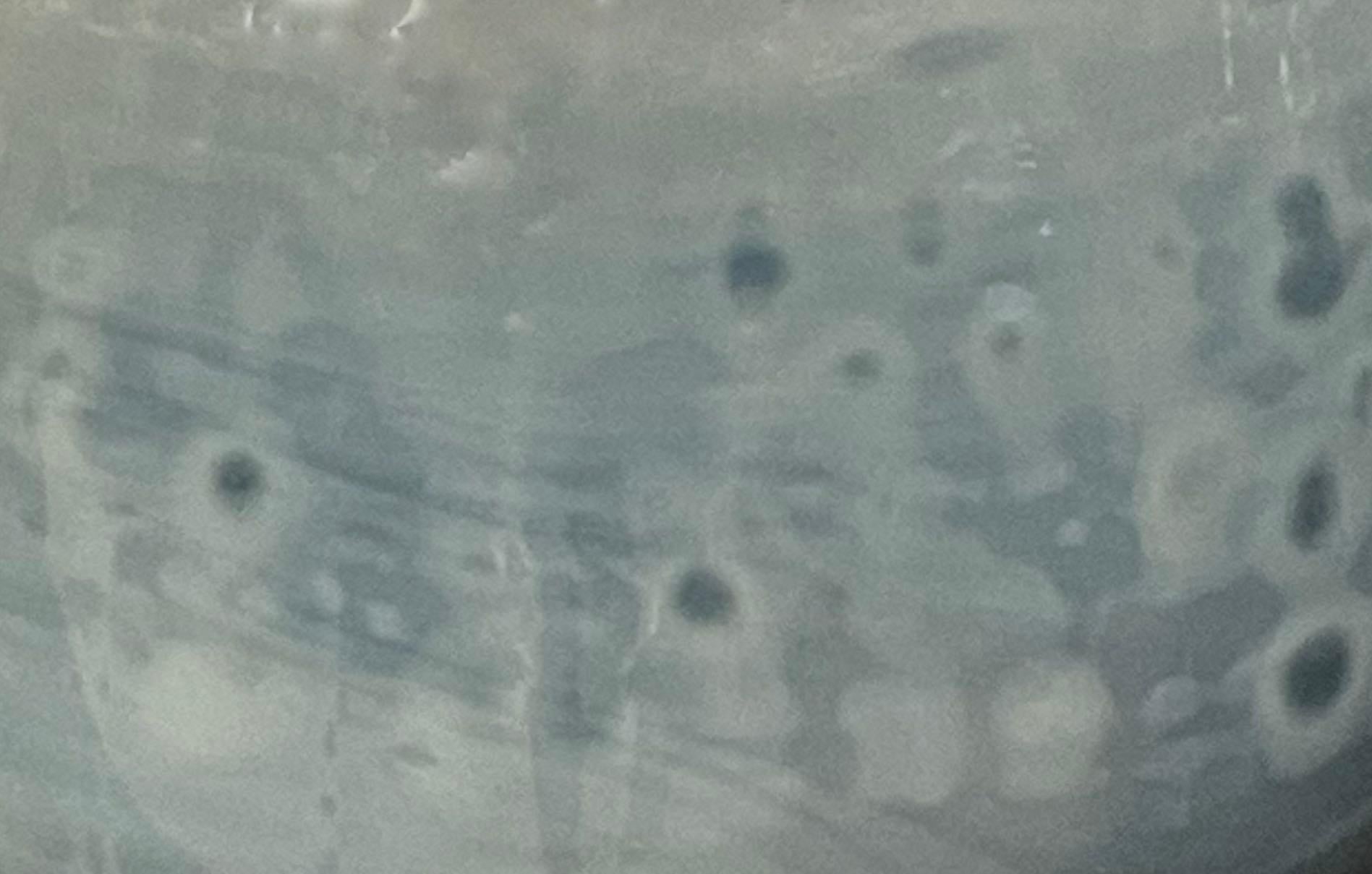 Vase en verre bleu/gris, Roumanie, 21e siècle Neuf - En vente à New York, NY